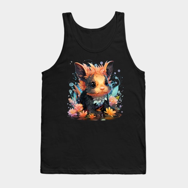 Axolotl Rainbow Tank Top by JH Mart